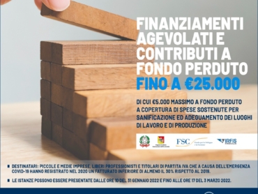 Finanziamenti Irfis
